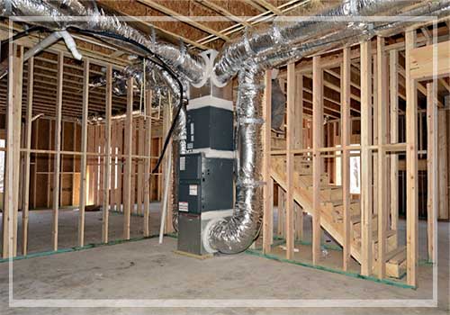 new air duct installation